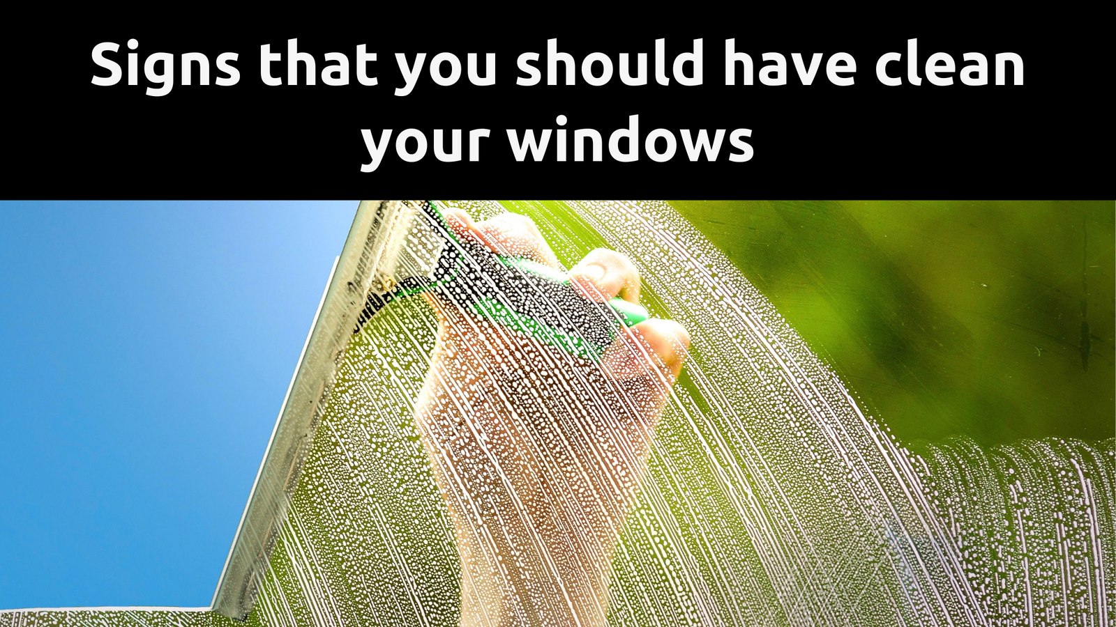 Read more about the article Signs that you should have a professional clean your windows
